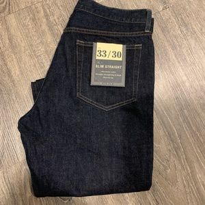 Men’s J Crew slim straight jeans